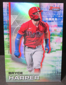#4233 2021 BOWMANS BEST BRYCE HARPER #55 REFRACTOR