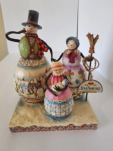 Jim Shore "Warme Herzen an frostigen Tagen" Schneemann Familie Figur mit Box #4005442FD - Bild 1 von 17