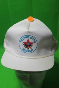 Gorra Estrella Tropical Sombrero De Colección Mariscos Peces Publicidad Pesca Recuerdos - Imagen 1 de 3