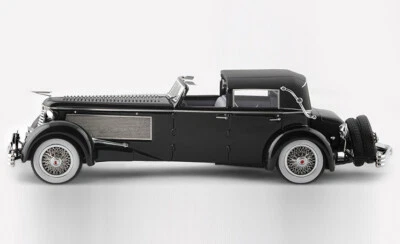 Esval 1937 Duesenberg SJ Town 汽车底盘 2405 仅后关闭 1: 43 黑色 — 第 1/4 张图片
