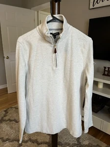 Banana Republic Pullover Grau 1/4 Reißverschluss Medium Herren » - Bild 1 von 1