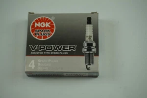 NGK V POWER SPARK PLUGS PACK OF 4 BRP5EY-11 #6937 NOS - Picture 1 of 5
