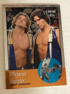 Paul London Brian Kendrick WWE Topps Heritage Chrome Trading Card 2007 #22 - Picture 1 of 2