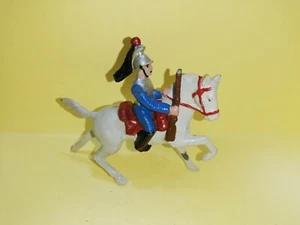 J.F (jouet fondu) plomb ww1 cuirassier monobloc bras movible fusil - Bild 1 von 1