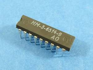 HM3-6514-9 CMOS Static RAM 1024-word x 4 bit; 2114 IC-NEW; P2114 MCM2114 [1pcs] - Picture 1 of 2