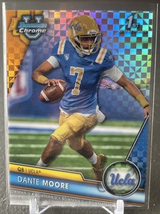 DANTE MOORE 2023 Bowman University Chrome XFractor 1st Bowman RC