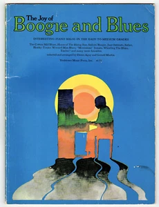 The Joy of Boogie and Blues - Yorktown Music - 30 Piano w/Guitar Chords - 1968 - Picture 1 of 1