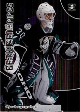 2001-02 In The Game Between The Pipes Ilya Bryzgalov Rookie Anaheim Mighty Ducks