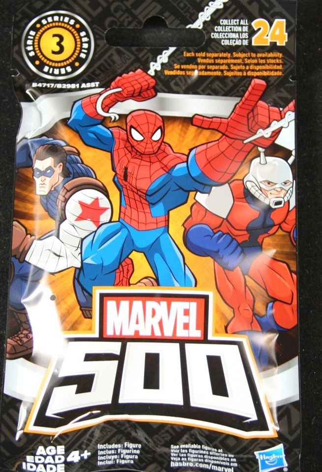 Mini boneco colecionável Marvel 500 Wave 3 bolsa cega (única) - Imagem 1 de 1