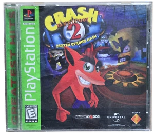 Crash Bandicoot 2: Cortex Strikes Back (Playstation 1 PS1) Complete CIB! - Picture 1 of 3