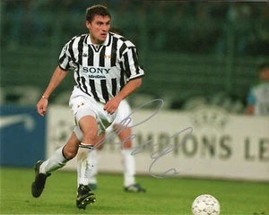 Christian Vieri Foto Autografata Autografo Soccer Signed Photo Calcio Juventus - Foto 1 di 2