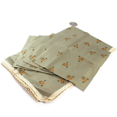 Black Ginger Red Panda Animal Rectangular Tablecloth 180x140cm + 4 Cloth Napkins - Image 1 of 4