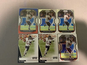 Anthony Miller Lot (6) 2020 Prizm #189 Red White Blue Prizm + Chicago Bears - Picture 1 of 2
