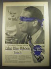 1956 Pabst Blue Ribbon Beer Ad   This One Has The Touch