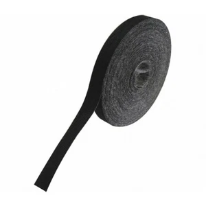 Rip-Tie G-05-030-BK RipWrap gancho y bucle rollo continuo negro | 1/2” x 30' - Imagen 1 de 1