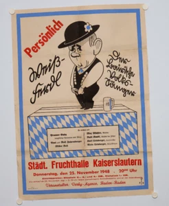altes orig Plakat Veranstaltung Kauserslautern 1948 - Bild 1 von 17