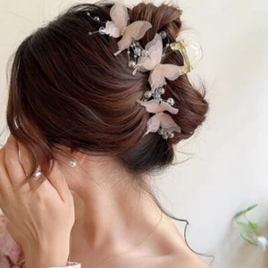 Butterfly Hair Claws For Women Cute Sweet Elegant Hairpins Hair Accessories - Picture 1 of 19
