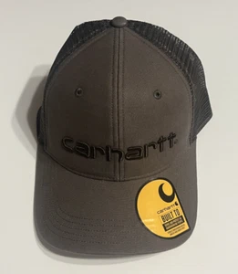 NEW Carhartt Canvas Mesh-Back Logo Graphic Cap - Color: Carhartt Brown - Bild 1 von 2