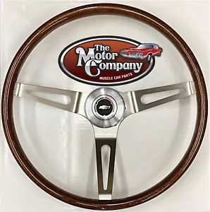 1969 1970 1971 1972 Camaro Comfort Grip Steering Wheel Kit (Wood Grain) IN STOCK - Picture 1 of 3