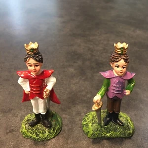 Miniature Figurines Sculptures Home Garden Decor 3.5in Hard Plastic Little Kings - Picture 1 of 8
