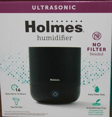 Holmes Ultrasonic Humidifier Aroma Diffuser Portable - Image 1 of 4