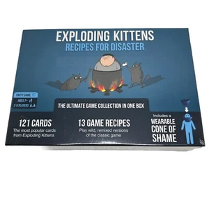 NUEVO Exploding Kittens: Recetas para Juego de Cartas Desastre - 121 Cartas, 13 Modos de Juego - Imagen 1 de 2