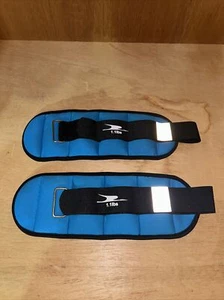 Ankle/ Wrist Weights 1 Pair- 2 Pounds ( 1 Pound Each) Blue - Model 91774 - Picture 1 of 6