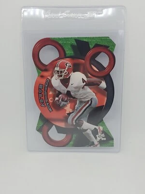 1999 Press Pass X's and O's #XO3 Champ Bailey Press Pass Insert Georgia Redskins - Image 1 of 2