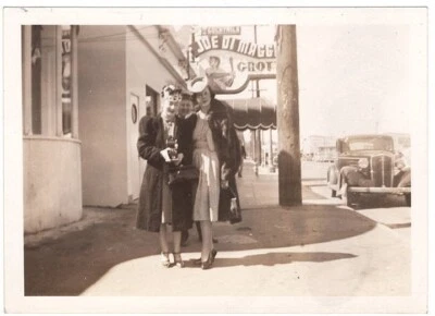 1937 real photo joe DiMaggio's grotto restaurant picture san francisco yankees - Image 1 of 2
