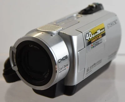 SONY DCR-SR300 Handycam Digital Video Camera Recorder Silver Used Japan - Image 1 of 4