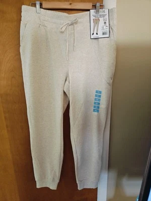 Jogger de felpa francesa jaspeado avena RBX con bolsillos talla XL NUEVO CON ETIQUETAS muy suave  Foto 1 de 4