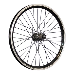 20 Zoll Hinterrad Grünert Dynamic4 Shimano FH-QC300 7-11 Disc / V-Brake schwarz - Bild 1 von 9