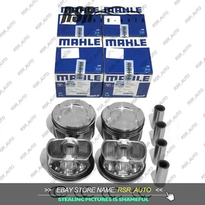 4x MAHLE Pistons&Rings 10:1 Φ84+0.5mm For BMW 428i 328i X3 F30 F10 N20B20A 2.0T - Picture 1 of 5