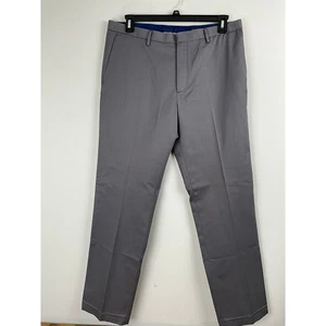 Banana Republic moderne Slim Fit bügelfreie Anzughose grau 35x32 Baumwolle - Bild 1 von 6