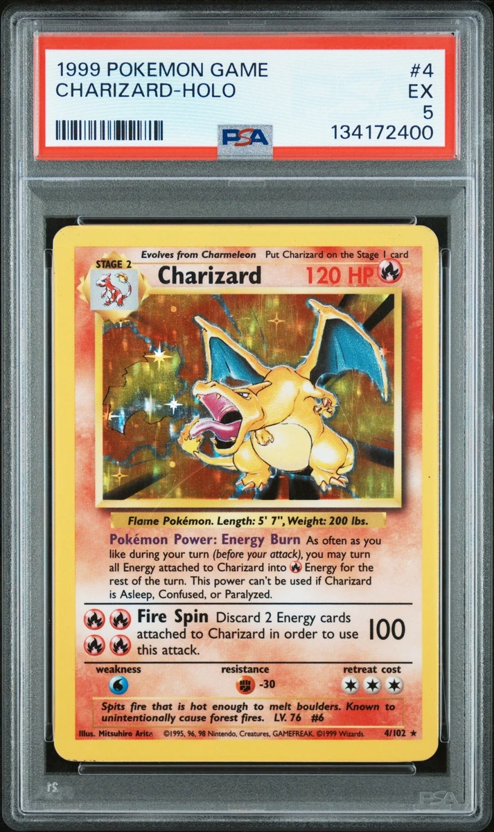 Pokémon TCG Grade 5 Charizard Individual Collectible Card Game