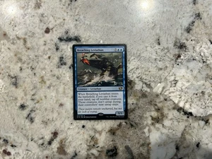 Mtg Breaching Leviathan - Magic the Gathering Breaching Leviathan Corner Dinged - Picture 1 of 2