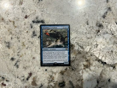 Mtg Breaching Leviathan - Magic the Gathering Breaching Leviathan Corner Dinged - Image 1 of 2