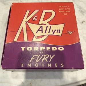 K&B Allyn Torpedo Fury .19 Model Airplane Engine , Contents Look New - Picture 1 of 10