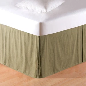 Mini Green Bed Skirt - Picture 1 of 3