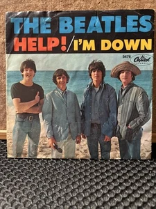 The BEATLES / HELP! / I'M DOWN 1965 Capitol Single W/ Sleeve / Clean Copy EX - Picture 1 of 8