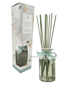 Pier 1 Reed Diffuser Fall Home Fragrance Oil Sugared Pear 8 oz Air Freshener - Picture 1 of 9