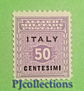 U736-ITALIA -ITALY 1943 OCCUPAZIONE ANGLO-AMERICANA - ALLIED MILITARY 50c MH - Picture 1 of 1