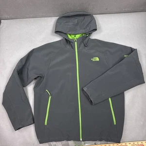 North Face Jacket Mens XL Gray Apex Android Soft Shell Hoodie Hiking Trail Work - Picture 1 of 15