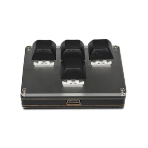 1Set 2.4G USB Bluetooth Tri-Mode Key Customization Hot-Swappable Keys Black N1D9 - Picture 1 of 10