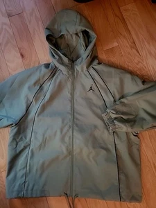 Nike Air Jordan Damenjacke schwarz Reißverschluss Hoodie Größe Medium neu ohne Etikett - Bild 1 von 5