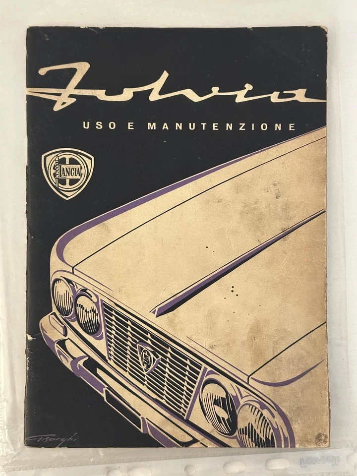 ORIGINALE!!! Libretto uso e manutenzione LANCIA Fulvia - Immagine 1 di 1
