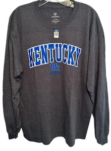 University Of Kentucky Wildcats College Long Sleeve T-Shirt Men’s Large Gray - Picture 1 of 3