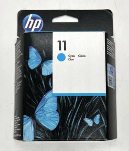 NIB Genuine HP 11 C4836A Cyan Ink Expired 01/2016 - Picture 1 of 6