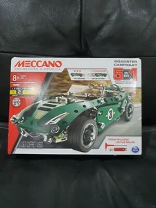 MECCANO 5 MODEL PULL BACK CAR ROADSTER CABRIOLET NEW UNOPENED - Picture 1 of 2