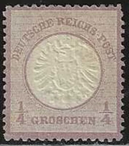 GERMANY (Empire) 1872 Scotts #14 Mint/H, Full Original Gum, Very Fine 1/4gr - Picture 1 of 2